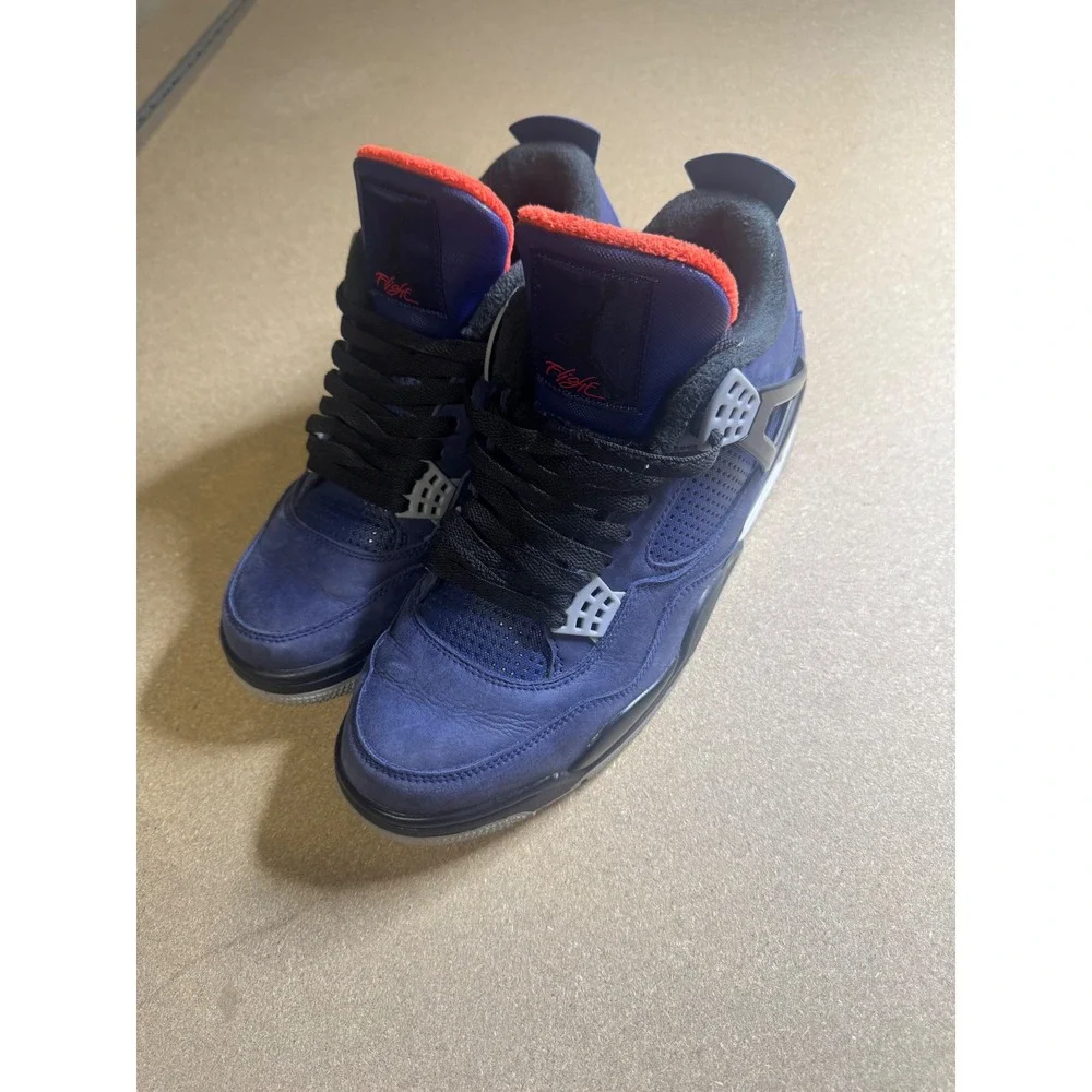 Jordan 4 Retro Winterized Loyal Blue Mens Sneakers CQ9597-401 Size‎ 10.5